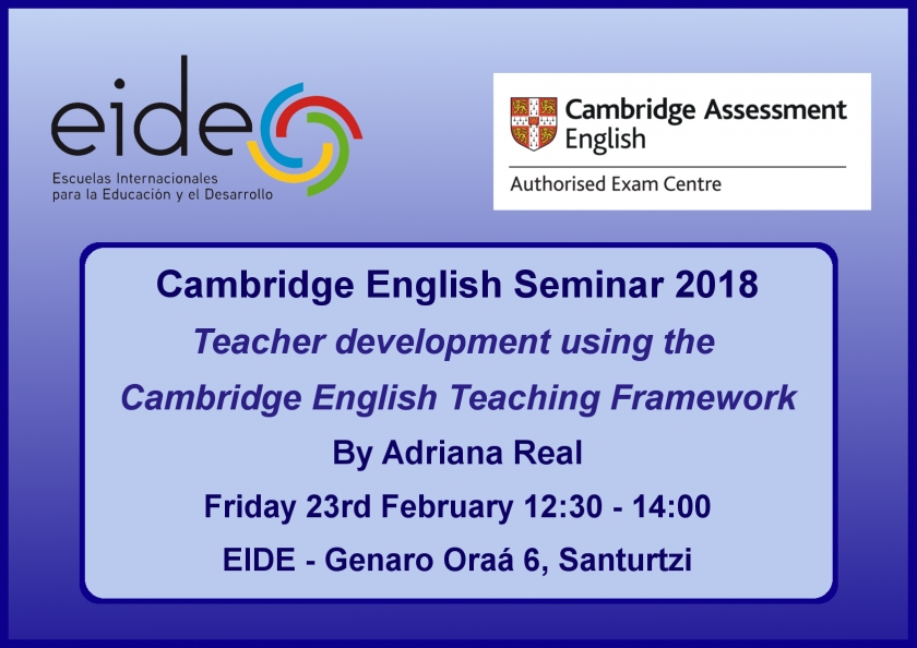 Cambridge English Seminar 2018