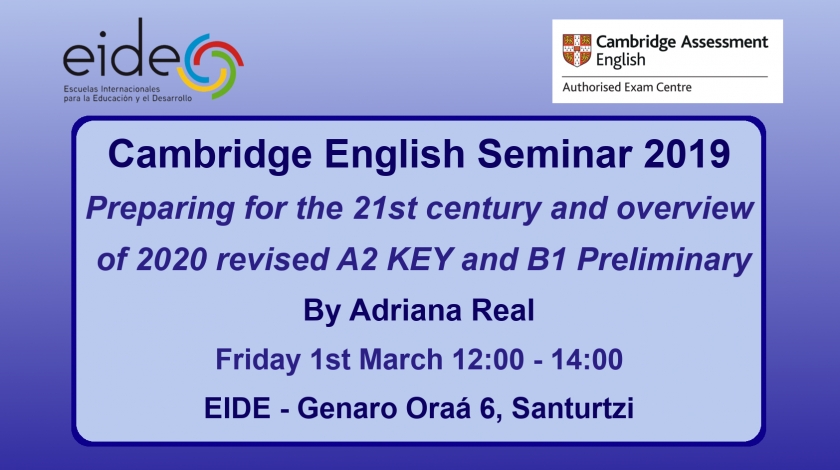 Cambridge English Seminar 2019