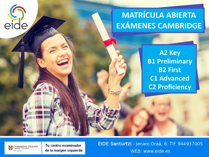 Matrículas Cambridge 2021