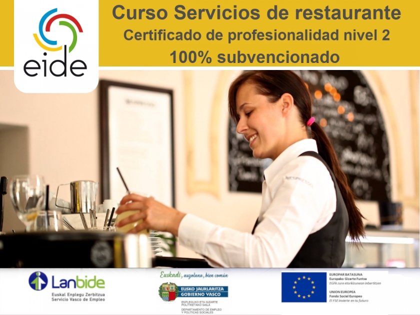 Curso servicios de restaurante